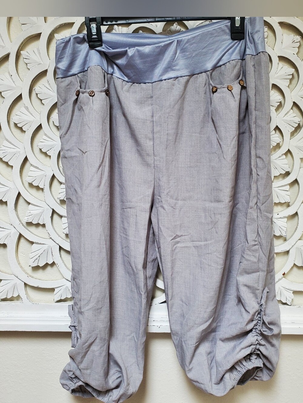 Gray Lighgtweight Bloomers Lagenlook Amazon XL NWOT